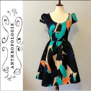 NWOT Anthropologie Moulinette Brush Stroke Dress